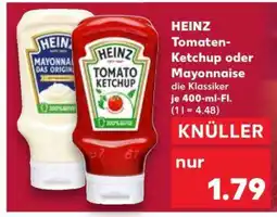 Kaufland HEINZ Tomaten-Ketchup oder Mayonnaise Angebot