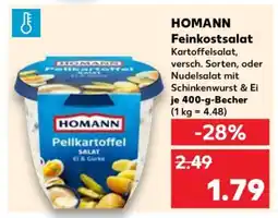 Kaufland HOMANN Feinkostsalat Angebot