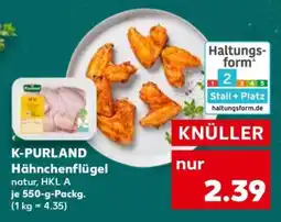 Kaufland K-PURLAND Hähnchenflügel natur, HKL A Angebot