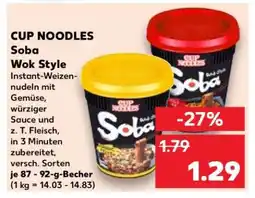 Kaufland CUP NOODLES Soba Wok Style Angebot