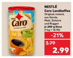 Kaufland NESTLÉ Caro Landkaffee Angebot