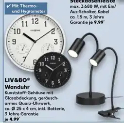 Kaufland LIV&BO Wanduhr Angebot