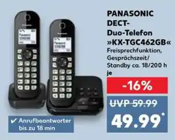 Kaufland PANASONIC DECT-Duo-Telefon KX-TGC462GB Angebot