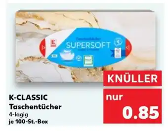 Kaufland K-CLASSIC Taschentücher Angebot