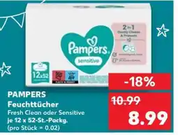 Kaufland PAMPERS Feuchttücher Angebot