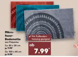 Kaufland Mikrofaser-Badematte Angebot