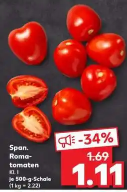Kaufland Span. Romatomaten Angebot