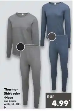Kaufland Thermo-Shirt oder -Hose Angebot