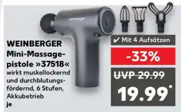 Kaufland WEINBERGER Mini-Massagepistole 37518 Angebot