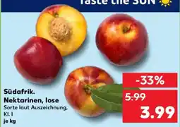 Kaufland Südafrik. Nektarinen, lose Angebot