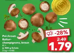 Kaufland Pol./kroat. Kultur-champignons, braun Angebot