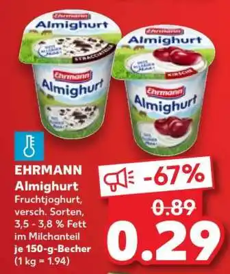 Kaufland EHRMANN Almighurt Angebot