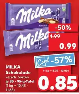 Kaufland MILKA Schokolade Angebot