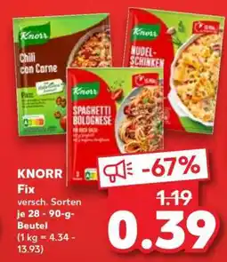 Kaufland Knorr Fix Angebot