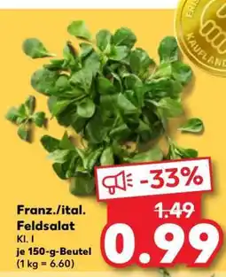 Kaufland Franz./ital. Feldsalat Angebot