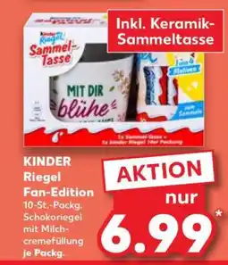 Kaufland KINDER Riegel Fan­Edition Angebot