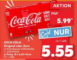 Kaufland Coca-Cola Original oder Zero Angebot