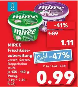 Kaufland MIRÉE Frischkäsezubereitung Angebot