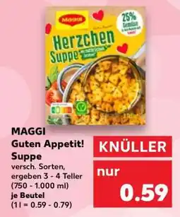 Kaufland Maggi Guten Appetit Suppe Angebot
