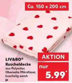 Kaufland LIV&BO Kuscheldecke Angebot
