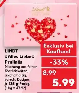 Kaufland LINDT Alles Liebe Pralinés Angebot