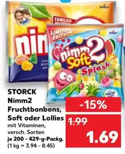 Kaufland STORCK Nimm2 Fruchtbonbons, Soft oder Lollies Angebot