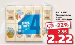Kaufland K-CLASSIC Taschentücher Angebot
