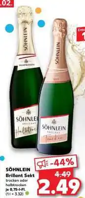 Kaufland SÖHNLEIN Brillant Sekt Angebot