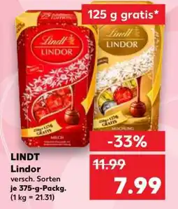 Kaufland Lindt Lindor Angebot