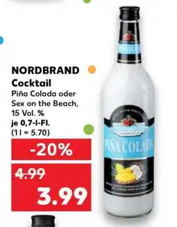 Kaufland NORDBRAND Cocktail Angebot