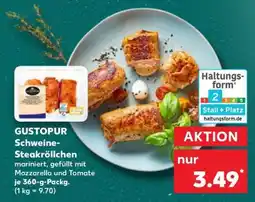 Kaufland GUSTOPUR Schweine-Steakröllchen Angebot