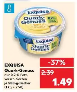 Kaufland EXQUISA Quark-Genuss Angebot