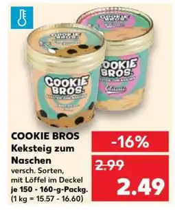 Kaufland COOKIE BROS. Keksteig zum Naschen Angebot