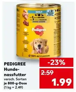 Kaufland PEDIGREE Hunde-nassfutter Angebot