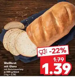 Kaufland Weißbrot mit Glanz Angebot