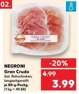 Kaufland NEGRONI Gran Crudo Angebot