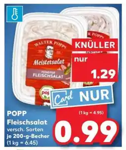 Kaufland POPP Fleischsalat Angebot