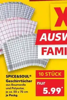 Kaufland SPICE&SOUL Geschirrtücher Angebot