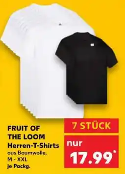 Kaufland Fruit of the Loom Herren T-Shirts Angebot