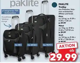 Kaufland PAKLITE Trolley Angebot