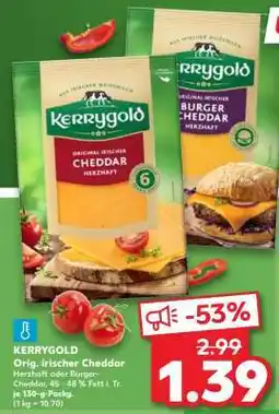 Kaufland KERRYGOLD Orig. irischer Cheddar Angebot