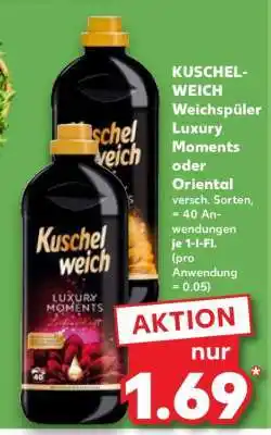 Kaufland KUSCHEL-WEICH Weichspüler Luxury Moments oder Oriental Angebot