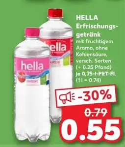 Kaufland HELLA Erfrischungsgetränk Angebot