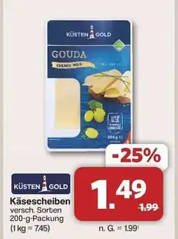 Famila Nord Ost Küsten Gold Käsescheiben Angebot