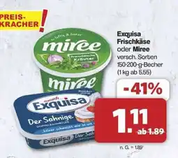 Famila Nord Ost Exquisa Frischkäse oder Miree Angebot