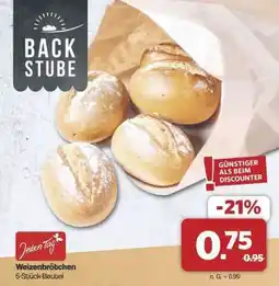 Famila Nord Ost Jeden Tag Weizenbrötchen 5-Stück-Beutel Angebot