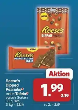 Famila Nord Ost Reese's Dipped Peanuts oder Tafeln Angebot