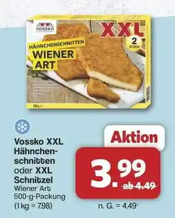 Famila Nord Ost Vossko XXL Hähnchenschnitzten oder XXL Schnitzel Wiener Art Angebot