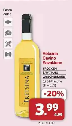 Famila Nord Ost Retsina Cavino Savatiano Angebot