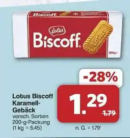 Famila Nord Ost Lotus Biscoff Karamell-Gebäck Angebot